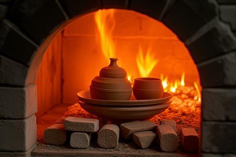 Ceramic firing in kiln