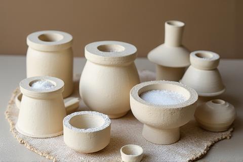 Raw ceramic materials